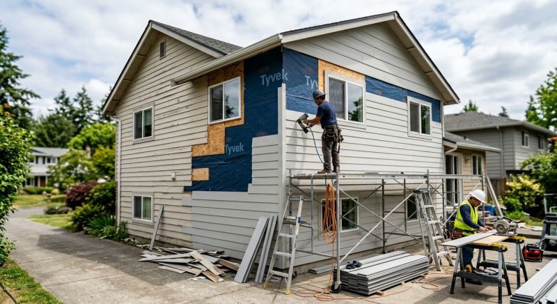 Cement Siding Replacement