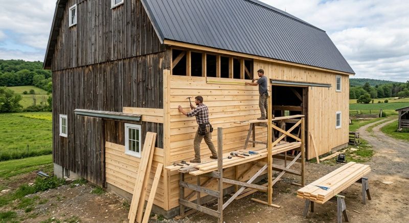 Barn Siding Installation in Nassau County, FL