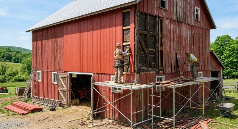 Barn Siding Replacement in Woodbine, GA