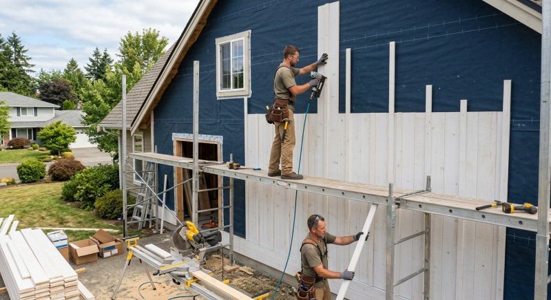 Batten Siding Installation in Saint Marys, GA