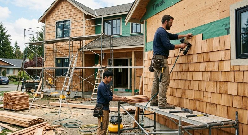 Cedar Cladding Installation in Nassau County, FL