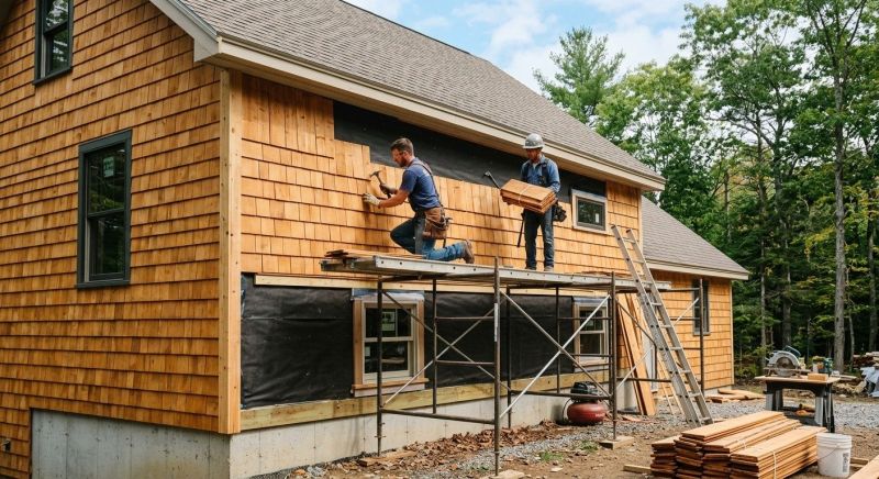 Cedar Siding Installation in Saint Marys, GA