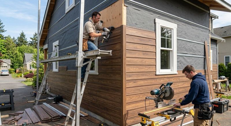 Faux Wood Siding Installation in Yulee, FL