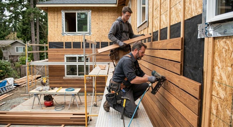 Hardwood Siding Installation in Jacksonville Beach, FL