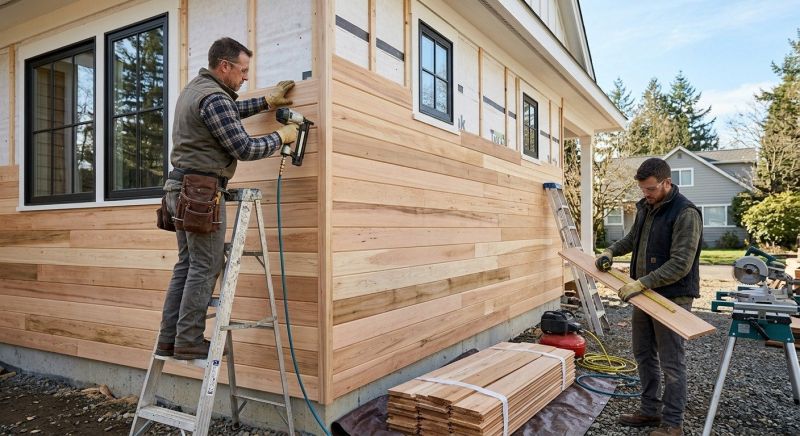 Hardwood Siding Installation in Kingsland, GA