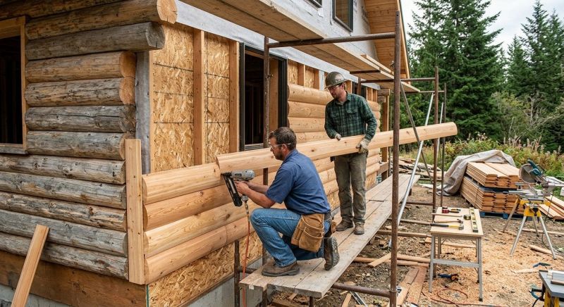 Log Home Siding Installation in Nassau County, FL