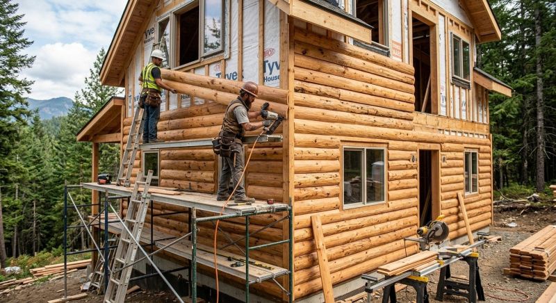 Log Siding Installation in Callahan, FL