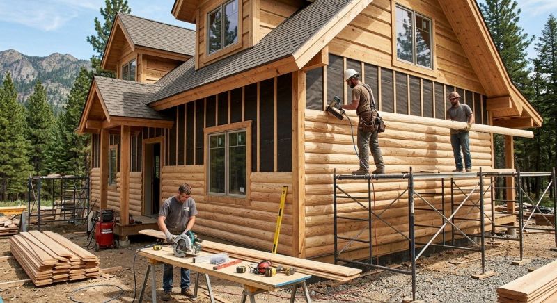 Log Siding Installation in Camden County, GA