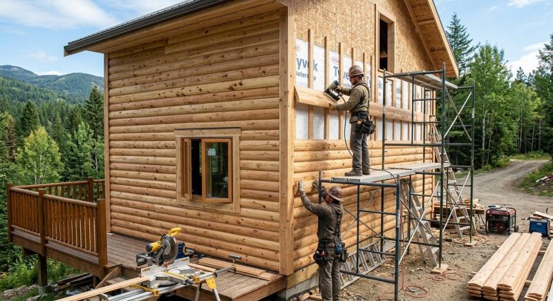 Log Siding Installation in Camden County, GA