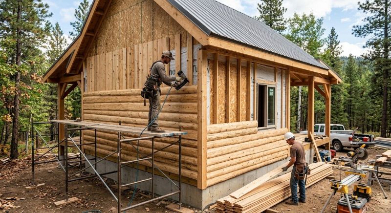 Log Siding Replacement in Nassau County, FL