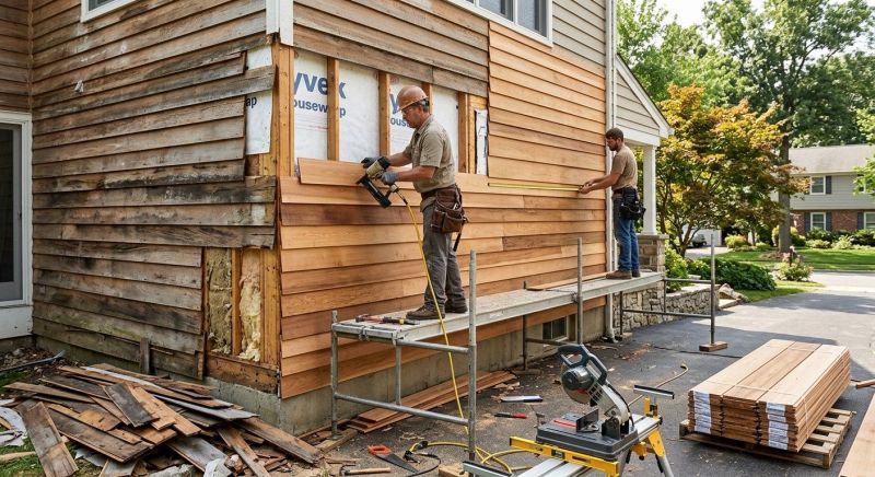 Wood Cladding Replacement in Nassau County, FL